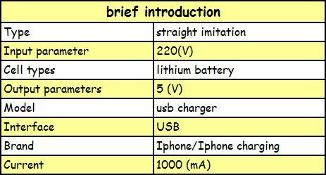 For iphone 5 travel charger