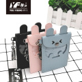 Custom cute cartoon cat PU pencil case