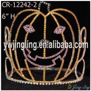 6 Inch Pumpkin Pageant Crowns