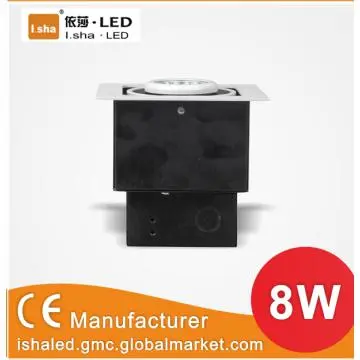 8w led grille light recessed rectangle downlight