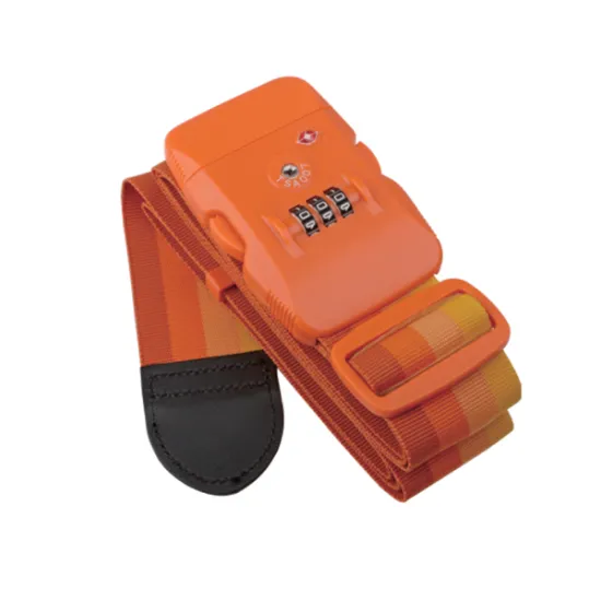 Top quality nylon luggage bag belt with TSA lock/tsa lock luggage/nylon password lock luggage belt