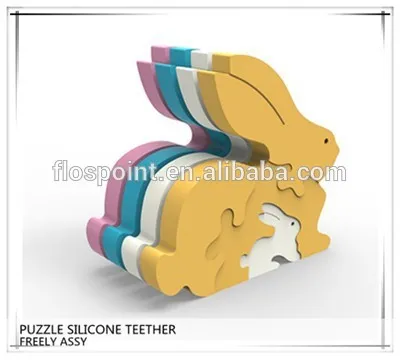 Food Level Animal Rabbit Giraffe Baby Teether Silicone
