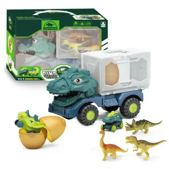 New Dinosaur Truck Carrier Toy Set: Explore Exciting Vehicles and Storage Solutions for Kids