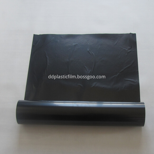 Black opaque mylar polyester film