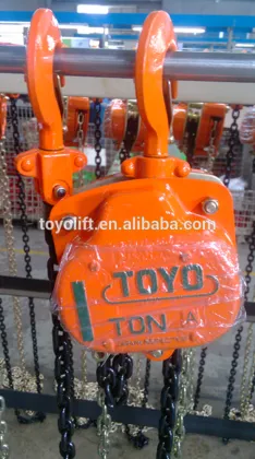 hight quality toyo/kito/vital manual chain block,chain hoist/chain pulley block
