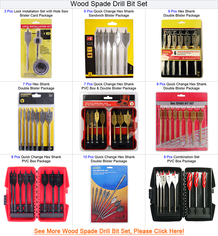 wood flat drill bits