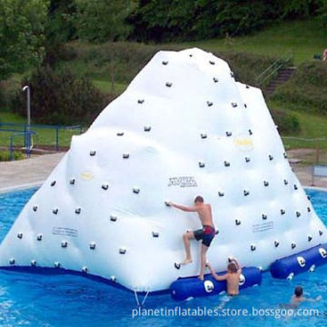 inflatable iceberg water toy for amusement park climbing