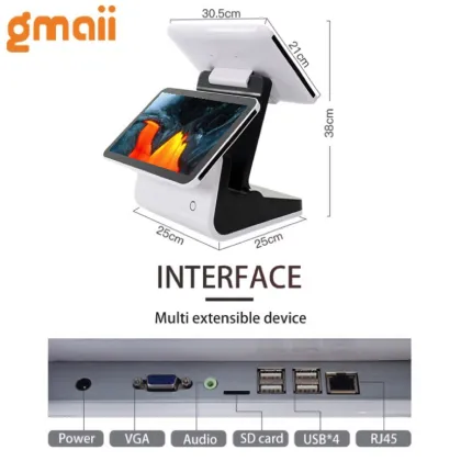 All in one touch desk top pos machine