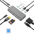 11-in-1 multiport type C hub met HDMI