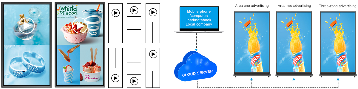 Full Screen advertising machine details2