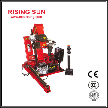 Mobile used truck tire fitting machine