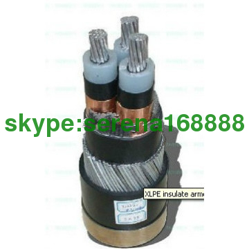 High Quality Voltage11KV  AL/XLPE/CTS/PVC/SWA/PVC Three Core Steel Wir