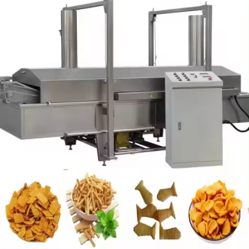 Twin Screw Extruded Fried Snack Production Equipment - 100kg/h Wheat Flour Chips Machine