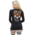 Womens Long Sleeve Open Cardigan Tops