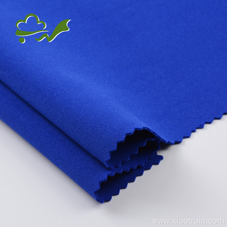 Double knit polyester spandex scuba interlock fabric