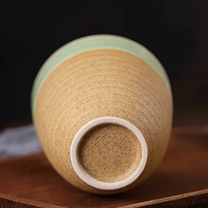 Celadon Ceramic Cup - Tea Cup, Milk Mug, Tumbler, Drinkware, Espresso Coffee Cup