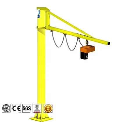 Column-mounted electric remote-controlled Jib Crane