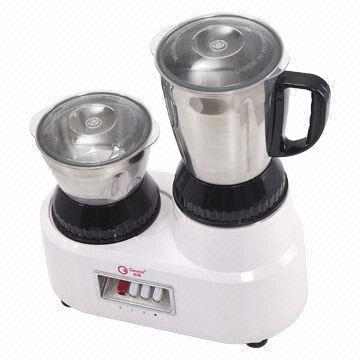 Kitchen electric blender/2 speeds/500W power motor/1.5L stainless steel pitcher/cord compartment