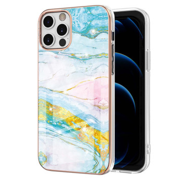 Custodia per telefono IMD in marmo di lusso in Europa e America per iPhone 16/14/14/13/11/12 Pro Max - Copertina