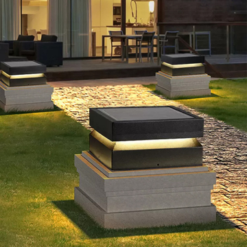 Garten Solar -LED -Säule Licht - IP65 wasserdichte Outdoor -Dekoration