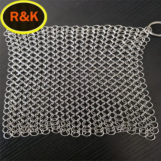 7*7 inch ss cast iron scrubber