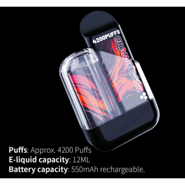 Design Logo blueberry ice 550mah electric vapes puff