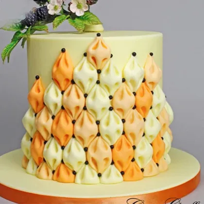 Three-Dimensional Cloud Cake Silicone Mold for Cake Decoration