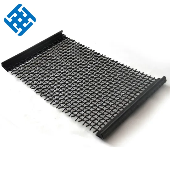 High Quality 65Mn Factory Steel Wire Mesh Vibrating Screen Panel for Aggregates Screening