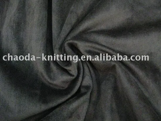 stretch suede,warp knitting