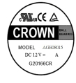 Crown 12V 24V 8015 Axiale stroom DC -ventilator