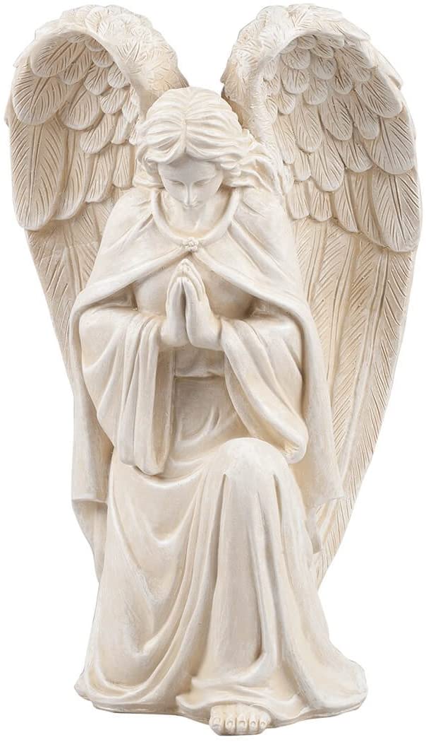 Religious Garden Statue Remembrance Memorial Guardian Angel