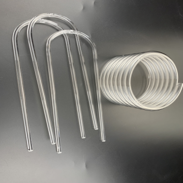High Temperature Acid-Base Condensing Tube Coil Tester for Custom Quartz Glass Spiral Tubes