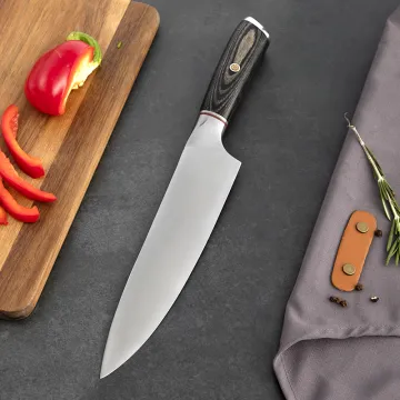 Affordable Professional German High Carbon Stainless Steel Kitchen Knives, Including Chinese Chef Knives