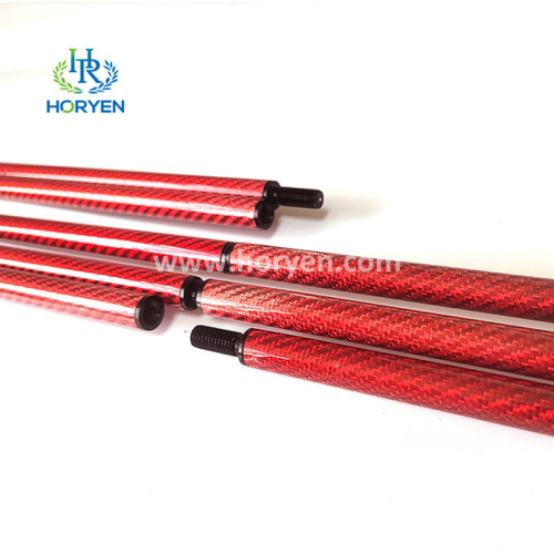 Blaues rotes schwarzes, leichtes Kohlefaser -Verlängerungsrohr