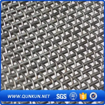 304 inox steel crimped wire mesh
