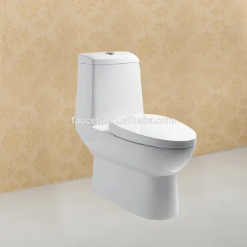 Elegant Design Freestanding White One Piece WC Toilet