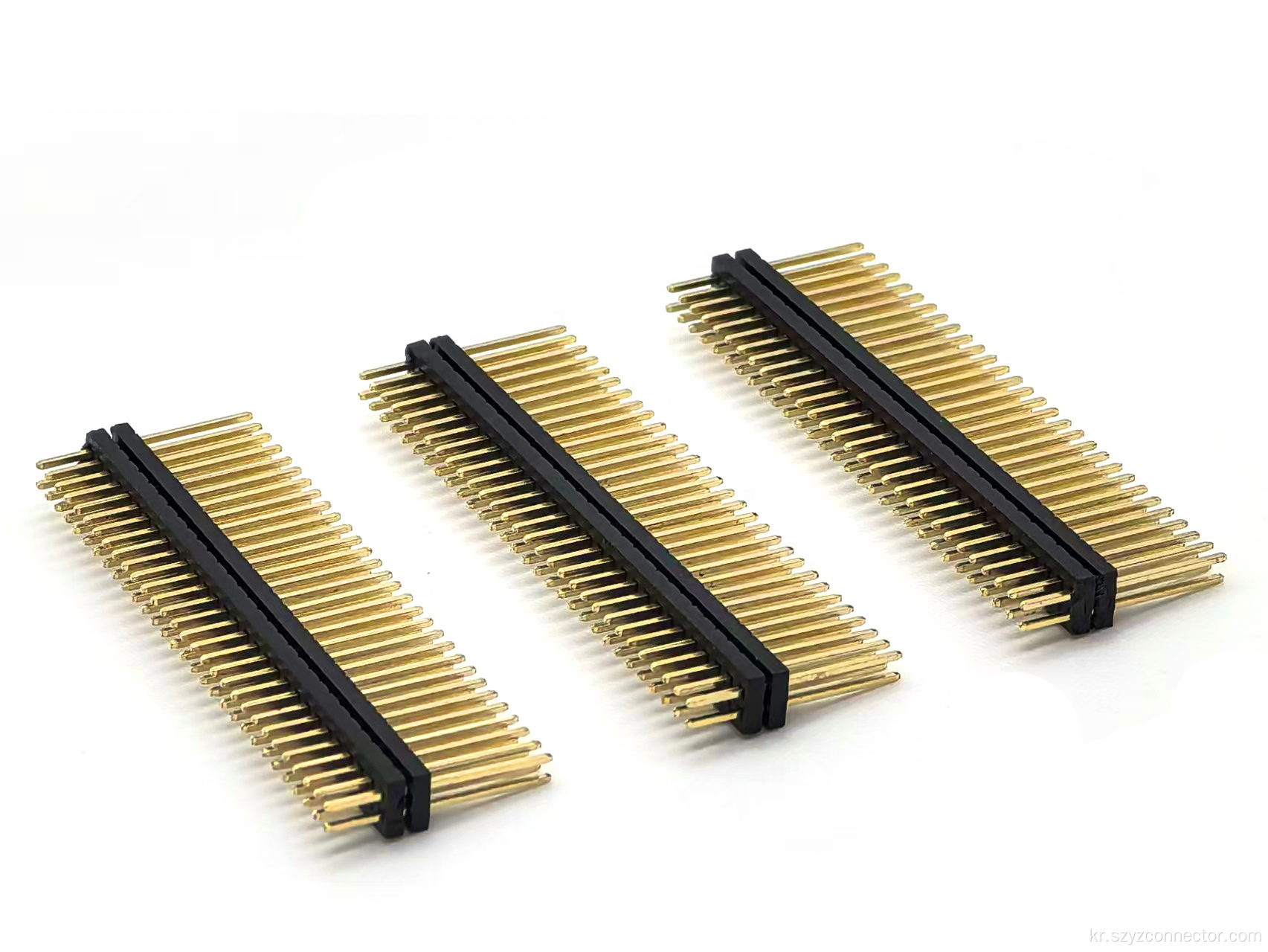 1.27mm 핀 헤더 커넥터 이중 행 직선