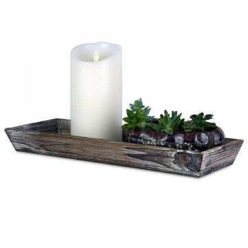 Natural Wooden Pillars Candle Holders