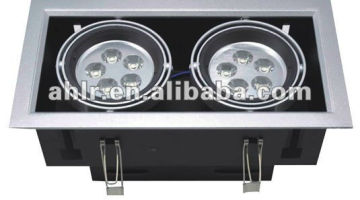 double led light 2*7W recessed lighting
