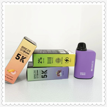 15ml 최고의 디자인 5000 퍼프 vape breze stiik