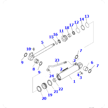WA200-6 Loader Bushing 707-76-70730