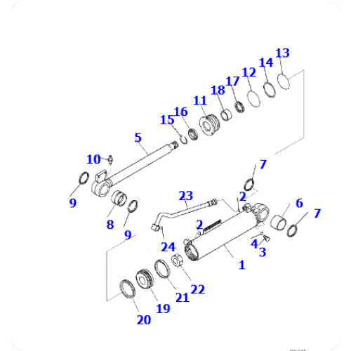 WA200-6 Loader Bushing 707-76-70730