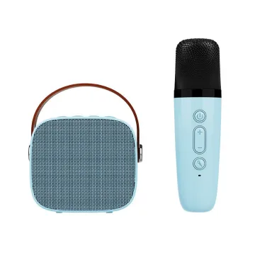 Search Title: Mini Portable Kids Karaoke Machine with 3D Surround Sound - Wireless Connection for Mobile TV