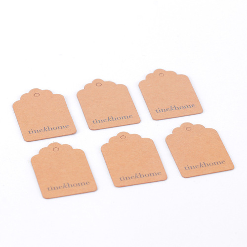 Custom Kraft Tags Daabacaadda Dharka