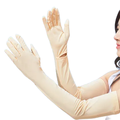 Women's Long UV Sun Protection Gloves - Anti-UV Driving Arm Sleeves