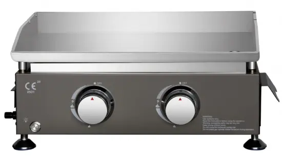 2 Burner Portable Liquid Propane Gas Griddle