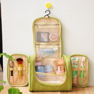 J557 hanging foldable waterproof ladies promotional fashion travel cosmetic bag