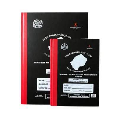 2 Quire Hardcover Manuscript Book Single Line with Feint