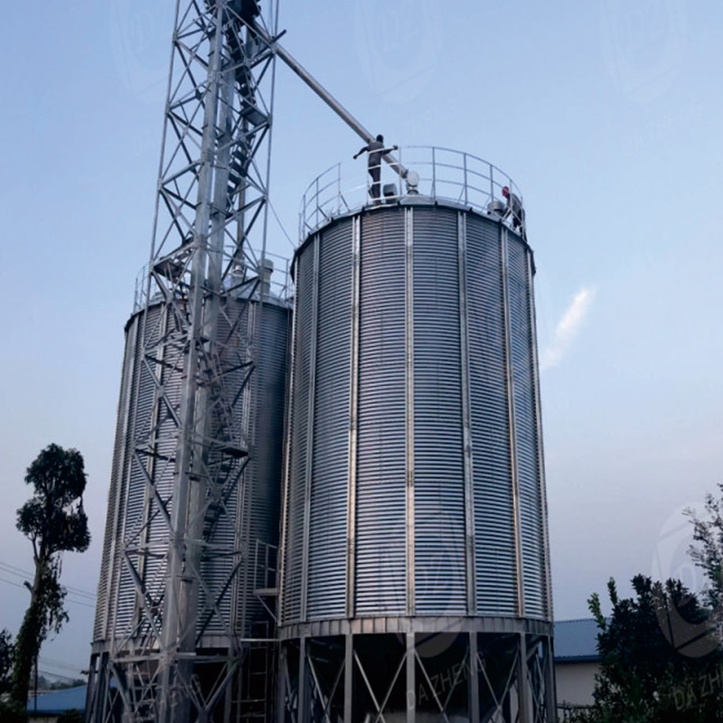 Steel silos for highland grain storage