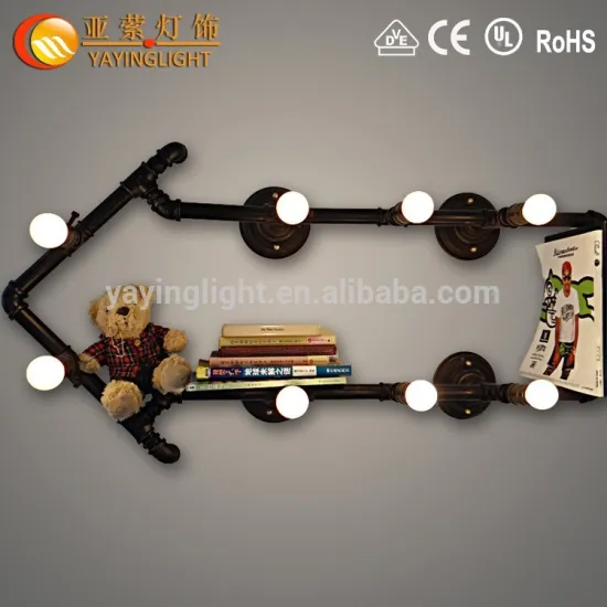 Creative Industry Antique wall lamp,Retro industrial water pipe corridor wall lamp